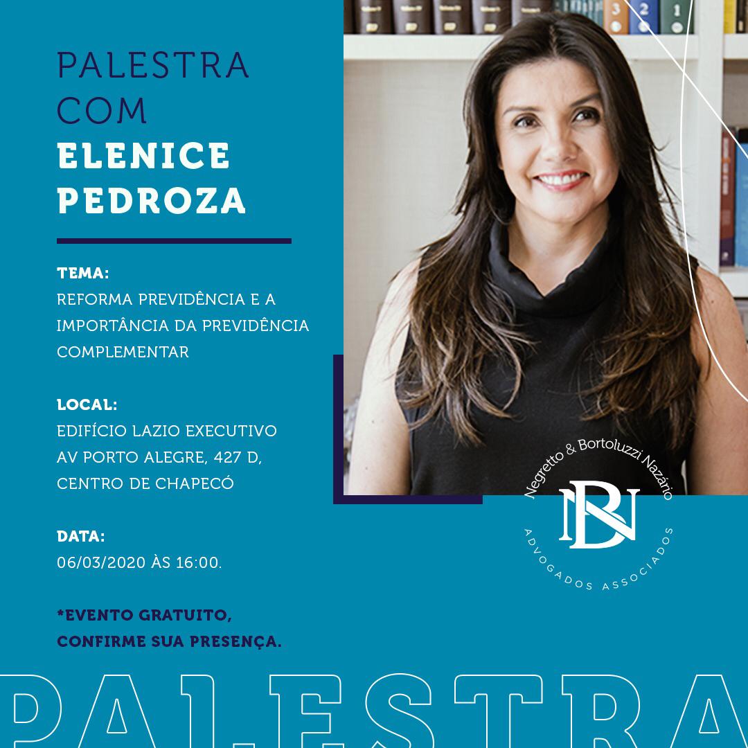 Palestra com Elenice Pedroza